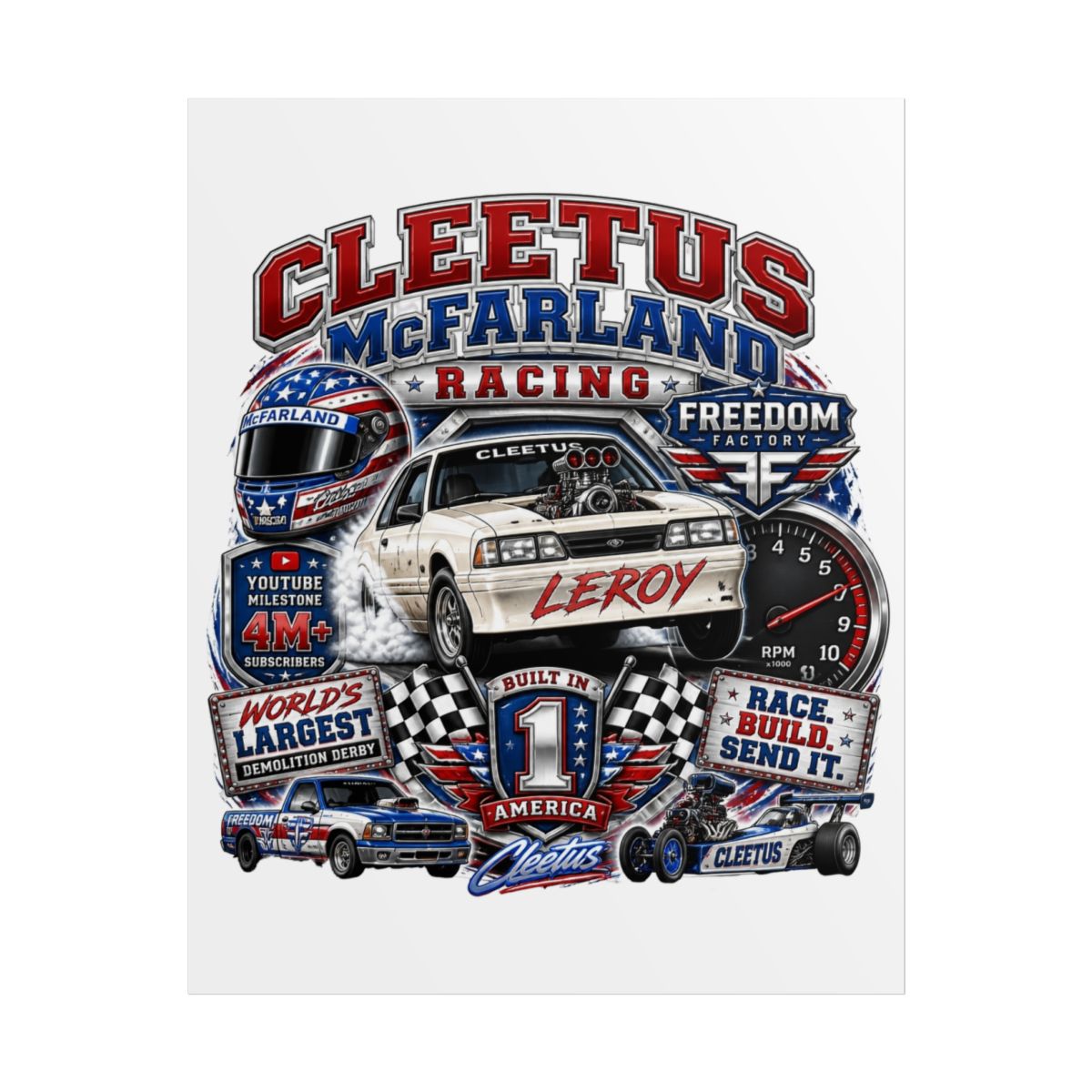Cleetus McFarland "Leroy," Poster