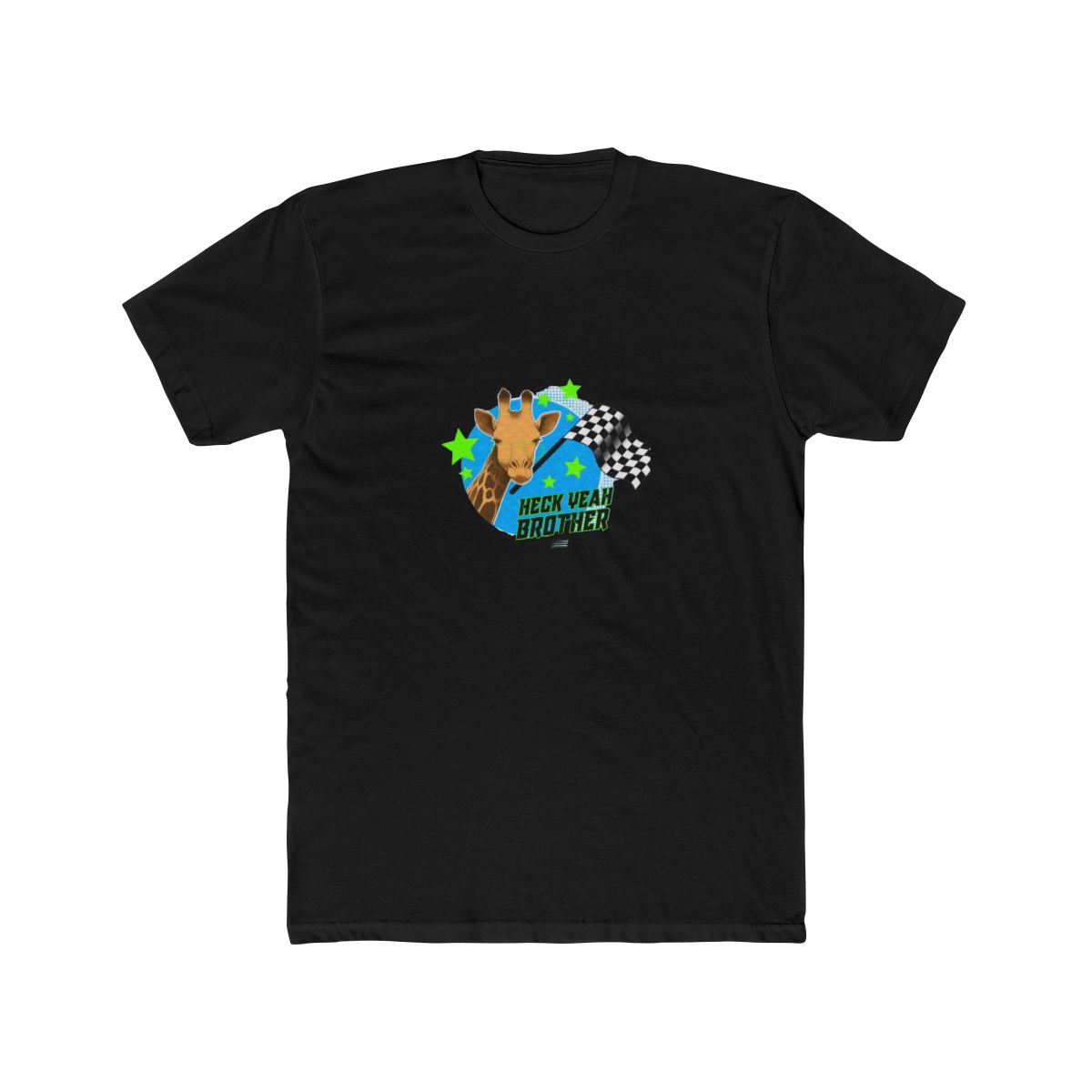 Cleetus McFarland Boy’s T Shirt Giraffe Design Heck Yeah Brother
